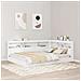 Letto Libreria Bianco 135 x 190 cm Legno multistrato - Foto miniatura 2