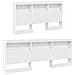 Letto Libreria Bianco 135 x 190 cm Legno multistrato - Foto miniatura 6