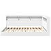 Letto Libreria Bianco 135 x 190 cm Legno multistrato - Foto miniatura 7