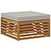 Set divani con cuscino 6 pcs Legno di Acacia Massello - Foto miniatura 4