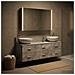 Set di mobili per il bagno 4 pcs Grigio Cemento - Foto miniatura 4