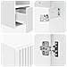 Set di mobili per il bagno 5 pz Bianco 33 x 34,5 x 100 cm - Foto miniatura 6