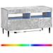 Mobile TV LED Grigio Cemento Legno ingegnerizzato - Foto miniatura 3