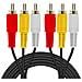 Cavo Audio Video 3 X Rca Maschio - Maschio 5,0 M - Foto miniatura 4