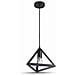 20 Lampadari V-tac Portalampada Geometrico Triangolo 3d Pendente Sospsensione E27 Nero Opaco - Foto miniatura 1