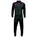 Tuta Revolution - Completo Di Giacca Con Zip Manica Lunga E Pantalone Di Colore Nero / fuxia Fluo Taglia S - Foto miniatura 1
