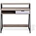 Scrivania Calvin Marrone Chiaro 100 Cm 50 Cm Con Contenitore - Foto miniatura 4