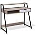 Scrivania Calvin Marrone Chiaro 100 Cm 50 Cm Con Contenitore - Foto miniatura 6