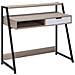 Scrivania Calvin Marrone Chiaro 100 Cm 50 Cm Con Contenitore - Foto miniatura 1