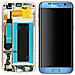 Galaxy S7 Bordo G935f Blu Full Screen Pronto Per Essere Installato - Foto miniatura 1