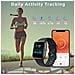 Smartwatch Orologio Fitness Tracker Uomo Donna, Bluetooth Smart Watch Cardiofrequenzimetro Da Polso Schermo Colori Impermeabile Ip68 Orologio Sportivo Calorie Activity Tracker Per Android Ios - Foto miniatura 7