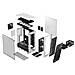 Pc Meshify 2 Compact Case Pannello In Vetro Temperato Trasparente Bianco - Foto miniatura 10