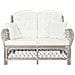 Divano a 2 Posti in Rattan Grigio 125 x 80 x 90 cm - Foto miniatura 2