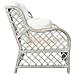 Divano a 2 Posti in Rattan Grigio 125 x 80 x 90 cm - Foto miniatura 3