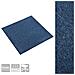 Quadrotte di Moquette 20 pz 5 m² 50x50 cm Blu Scuro - Foto miniatura 2