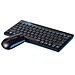 8000, RF Wireless, QWERTY, Universale, Nero, Blu, 10m, USB - Foto miniatura 3