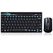 8000, RF Wireless, QWERTY, Universale, Nero, Blu, 10m, USB - Foto miniatura 2