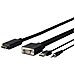 Pro VGA + Audio to HDMI 5M, HDMI, VGA (D-Sub) + 3.5mm + USB A, Maschio, Maschio, Nero, 1920 x 1080 Pixel - Foto miniatura 1