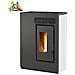 Stufa a Pellet Green E 60 Potenza 6 kW Slim 25 cm Colore Bianco - Foto miniatura 1