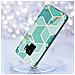 Custodia Compatibile Con Samsung Galaxy S9 In Marmo Verde Chiaro Verde Oro No. 3 - Coperchio Protettivo In Silicone Tpu Con Motivo A Mosaico - Foto miniatura 4