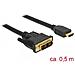 85581 cavo e adattatore video 0,5 m HDMI tipo A (Standard) DVI-D Nero - Foto miniatura 2