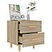 Comodini 2 Pz In Rovere Sonoma 40x35x47,5 Cm - Foto miniatura 5