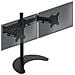 Dm25d2 Supporto Da Scrivania Per 2 Monitor 13” - 27” Staffa Supporto Monitor / Schermo Da Tavolo Vesa Max 100 X 100mm Struttura In Acciaio Base In Metallo Battuto Portata 8kg Per Braccio - Foto miniatura 1