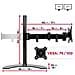 Dm25d2 Supporto Da Scrivania Per 2 Monitor 13” - 27” Staffa Supporto Monitor / Schermo Da Tavolo Vesa Max 100 X 100mm Struttura In Acciaio Base In Metallo Battuto Portata 8kg Per Braccio - Foto miniatura 6