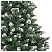 Albero Di Natale Artificiale Con Base 120 Cm Pvc - Foto miniatura 9