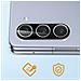 Protezione Fotocamera Per Samsung Galaxy Z Fold5 Bi-materiale Anti-macchie Nero - Foto miniatura 3