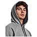 Ua Rival Fleece Trening 1379768-025, Uomini, Grigio, S - Foto miniatura 3