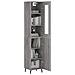 Credenza Grigio Sonoma 34,5x34x180 Cm In Legno Multistrato - Foto miniatura 3