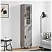 Credenza Grigio Sonoma 34,5x34x180 Cm In Legno Multistrato - Foto miniatura 1