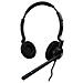 HQ511 CUFFIA STEREO ON-EAR CON MICROFONO CANCELLAZIONE DEL RUMORE CONNETTORE QD POLY NERO - Foto miniatura 1