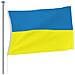 Bandiera Dell'ucraina Con Occhielli In Ottone 90x150 Cm - Foto miniatura 3