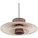 Lampadario Kabompo Rattan Marrone - Foto miniatura 3