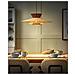 Lampadario Kabompo Rattan Marrone - Foto miniatura 1