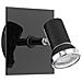 Spot Moderno Tamara 1 In Acciaio Nero 1 Luce Gu10 3w Ip44 - Foto miniatura 1