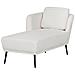 Chaise Longue Versione Destra Artheze Bouclé Bianco Sporco - Foto miniatura 4