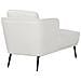 Chaise Longue Versione Destra Artheze Bouclé Bianco Sporco - Foto miniatura 5