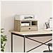 Supporto Stampante Rovere Sonoma 40x32x22,5cm Legno Multistrato - Foto miniatura 3