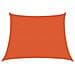 Vela Parasole 160 G/m Trapezio Arancione 4/5x3 M In Hdpe - Foto miniatura 2