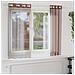 Tende In Voile Con Occhielli 2 Pz Marrone 140x175 Cm - Foto miniatura 1
