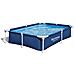 Piscina Fuori Terra - Rettangolo - 221x150x43 Cm - Blu - Include Accessori Coordinati Cb3 - Foto miniatura 4