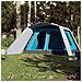 Tenda Familiare con Portico 9 Persone Blu a Rilascio Rapido - Foto miniatura 2