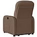 Poltrona Alzapersona Reclinabile Marrone in Tessuto - Foto miniatura 7