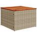 Set Divano da Giardino 12 pz con Cuscini Beige Misto Polyrattan - Foto miniatura 9