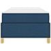 Letto a molle con materasso Blu e Bianco 90 x 200 cm Tessuto - Foto miniatura 7