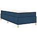 Letto a molle con materasso Blu e Bianco 90 x 200 cm Tessuto - Foto miniatura 9
