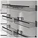 WHK2 6494 X6E Frigorifero combinato a libera installazione, Dual No Frost, 70 cm, classe C, Pearl Inox, 39db, h 192 cm - Foto miniatura 3